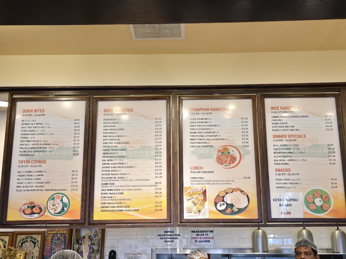 Mylapore South Indian Westgate Menu - Image 5